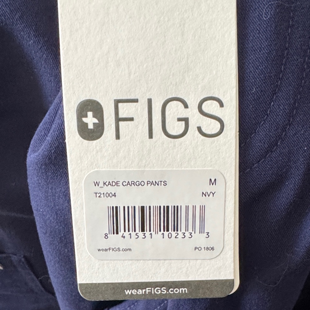 Figs women’s Navy Pants - Picture 2 of 4